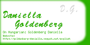 daniella goldenberg business card